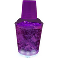 12 Oz. Light Up Drink Shaker - Purple w/ White LED's